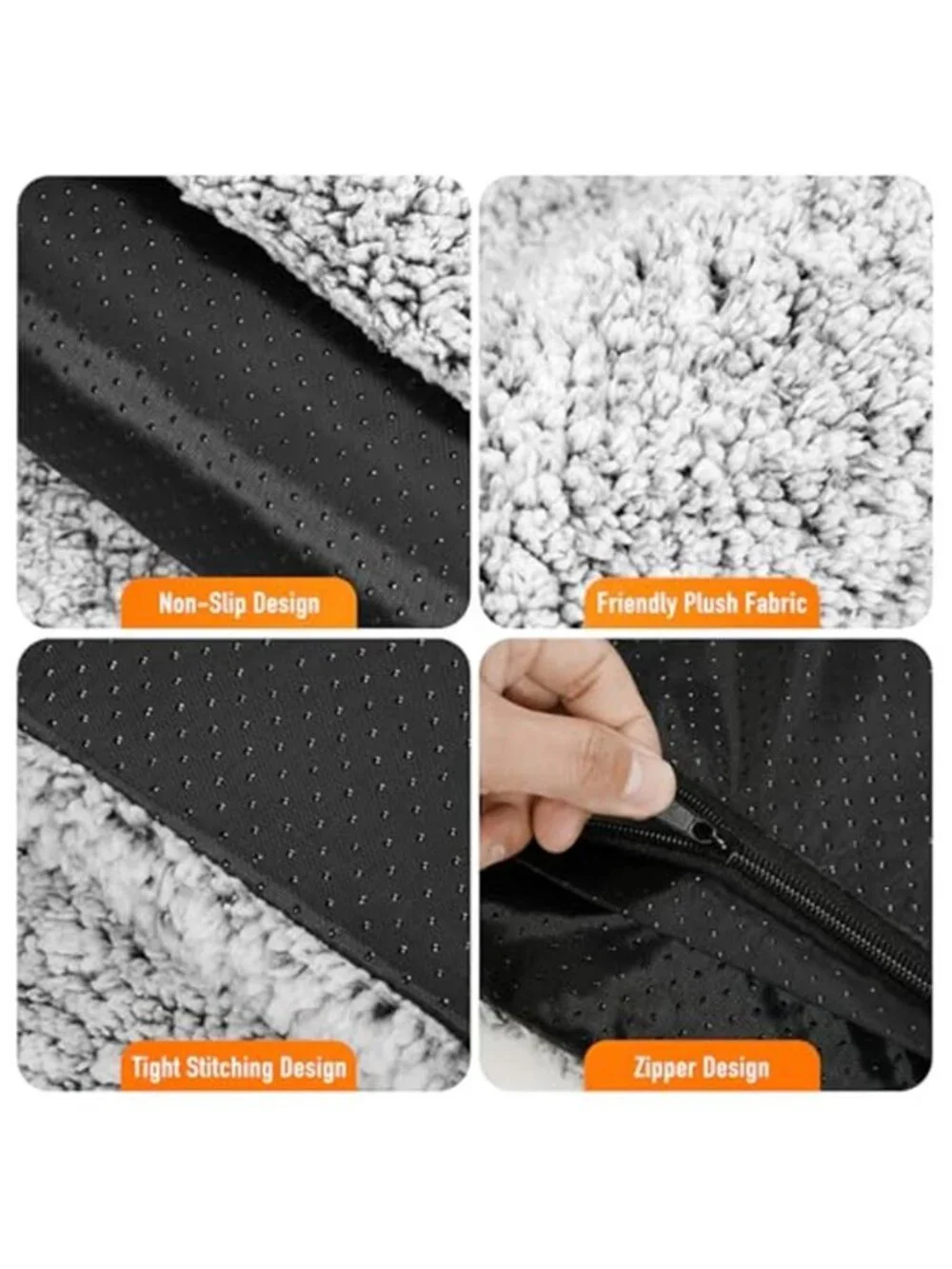 Self Warming Cat Bed Heating Pad Plush Washable Non Slip Pet Mat Small Dog